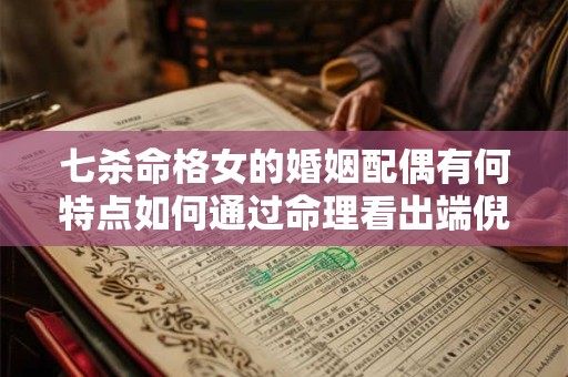 七杀命格女的婚姻配偶有何特点如何通过命理看出端倪