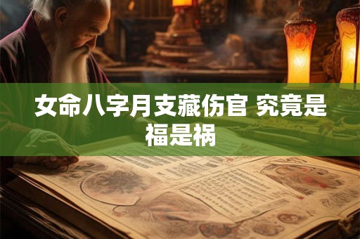 女命八字月支藏伤官 究竟是福是祸