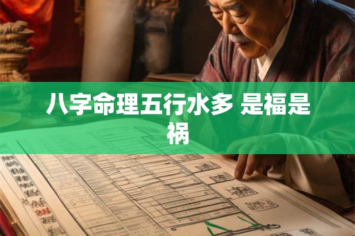 八字命理五行水多 是福是祸