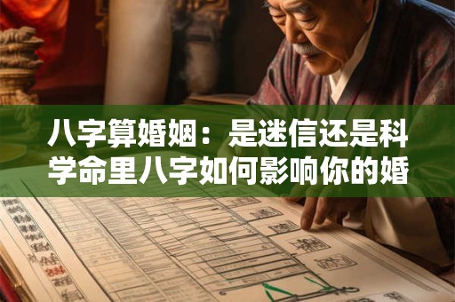 八字算婚姻：是迷信还是科学命里八字如何影响你的婚姻