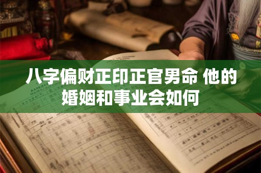 八字偏财正印正官男命 他的婚姻和事业会如何