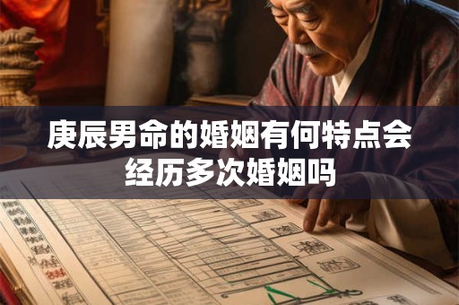 庚辰男命的婚姻有何特点会经历多次婚姻吗