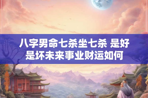 八字男命七杀坐七杀 是好是坏未来事业财运如何