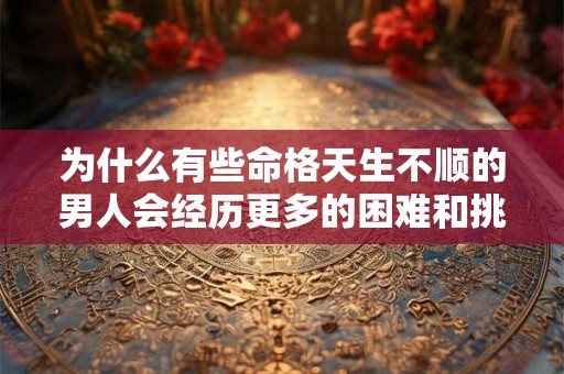 为什么有些命格天生不顺的男人会经历更多的困难和挑战