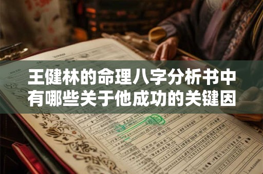王健林的命理八字分析书中有哪些关于他成功的关键因素