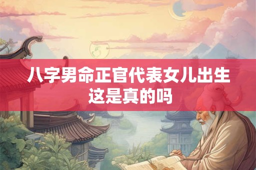 八字男命正官代表女儿出生 这是真的吗 八字男命正官代表女儿出生 这是真的吗