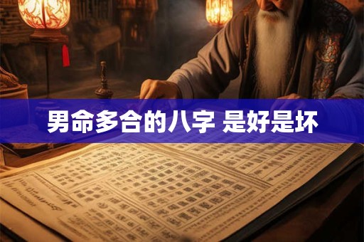 男命多合的八字 是好是坏