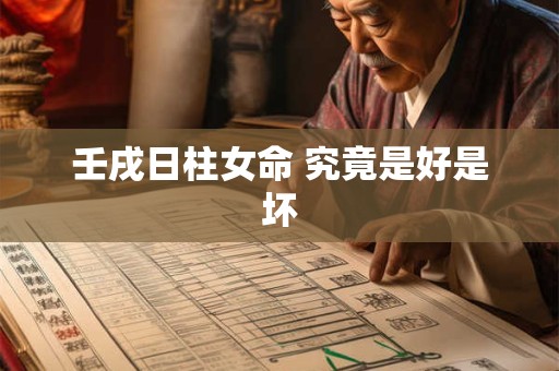 壬戌日柱女命 究竟是好是坏