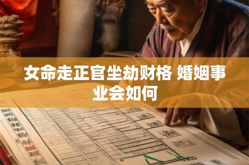 女命走正官坐劫财格 婚姻事业会如何
