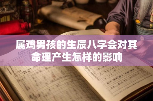 属鸡男孩的生辰八字会对其命理产生怎样的影响