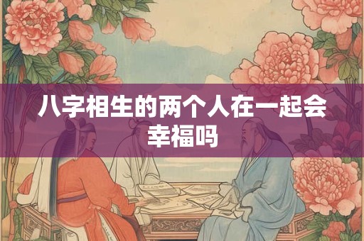 八字相生的两个人在一起会幸福吗