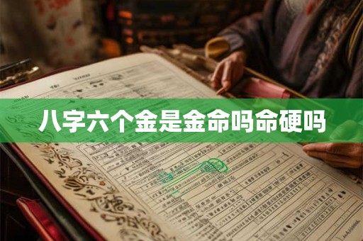 八字六个金是金命吗命硬吗