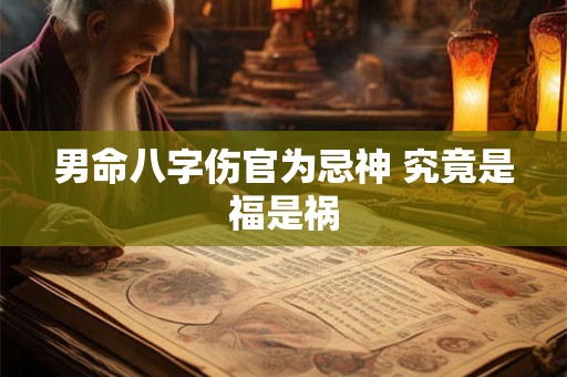 男命八字伤官为忌神 究竟是福是祸