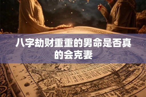 八字劫财重重的男命是否真的会克妻 八字劫财重重的男命是否真的会克妻