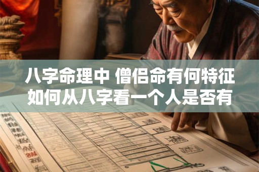 八字命理中 僧侣命有何特征如何从八字看一个人是否有僧侣命