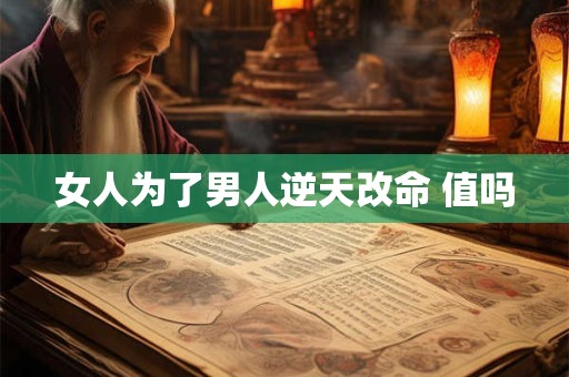 女人为了男人逆天改命 值吗