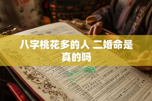 八字桃花多的人 二婚命是真的吗