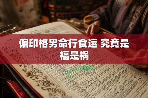 偏印格男命行食运 究竟是福是祸