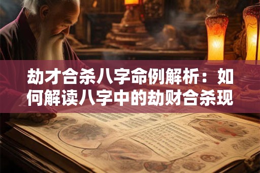 劫才合杀八字命例解析：如何解读八字中的劫财合杀现象