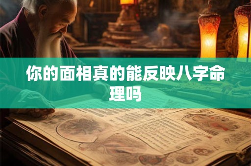 你的面相真的能反映八字命理吗