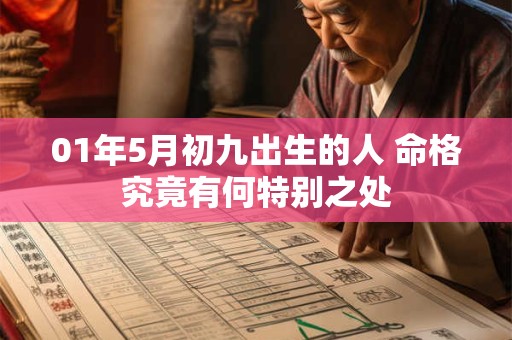 01年5月初九出生的人 命格究竟有何特别之处