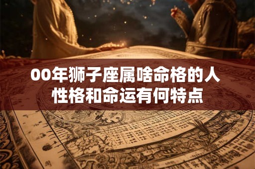 00年狮子座属啥命格的人 性格和命运有何特点