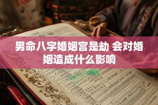 男命八字婚姻宫是劫 会对婚姻造成什么影响