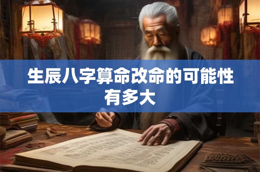 生辰八字算命改命的可能性有多大