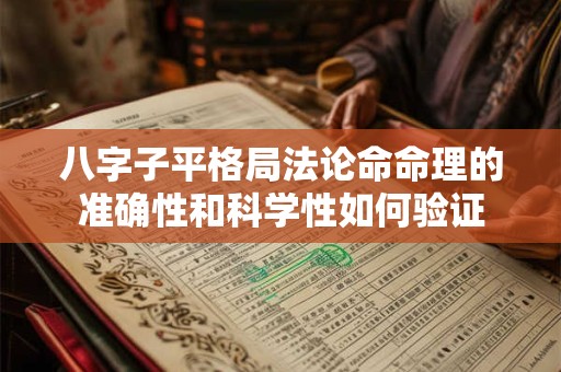 八字子平格局法论命命理的准确性和科学性如何验证