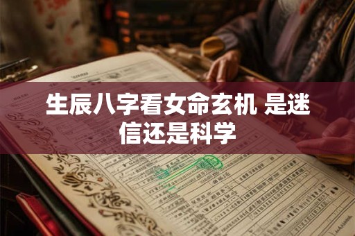 生辰八字看女命玄机 是迷信还是科学