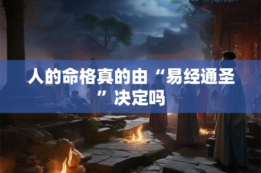人的命格真的由“易经通圣”决定吗