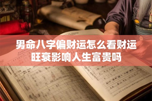 男命八字偏财运怎么看财运旺衰影响人生富贵吗