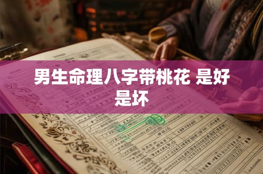 男生命理八字带桃花 是好是坏 男生命理八字带桃花 是好是坏