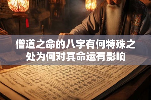 僧道之命的八字有何特殊之处为何对其命运有影响