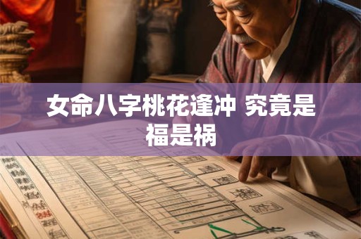 女命八字桃花逢冲 究竟是福是祸