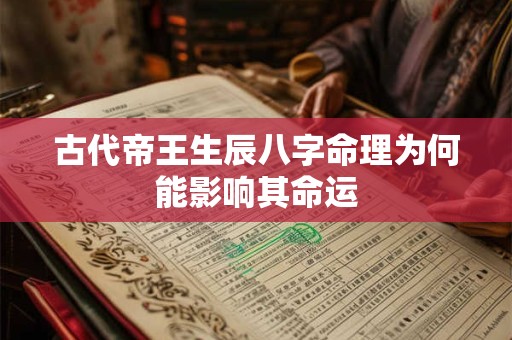 古代帝王生辰八字命理为何能影响其命运