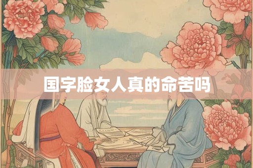 国字脸女人真的命苦吗