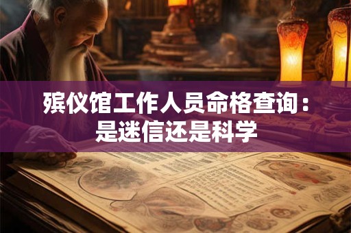 殡仪馆工作人员命格查询：是迷信还是科学