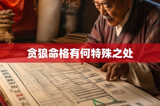 贪狼命格有何特殊之处