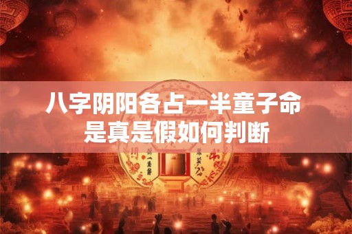八字阴阳各占一半童子命 是真是假如何判断