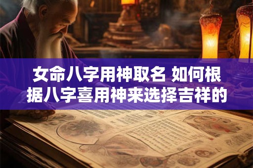 女命八字用神取名 如何根据八字喜用神来选择吉祥的名字