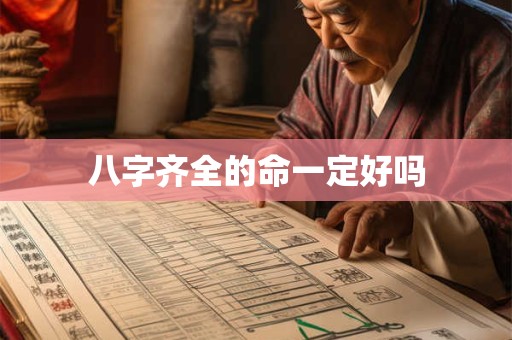 详细阅读:八字齐全的命一定好吗 八字齐全的命一定好吗