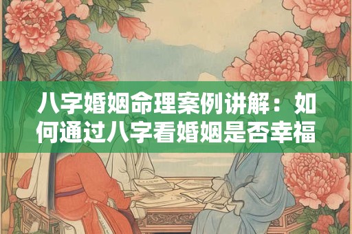 八字婚姻命理案例讲解：如何通过八字看婚姻是否幸福