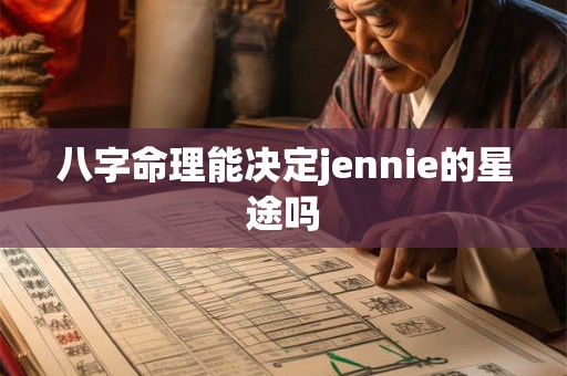 八字命理能决定jennie的星途吗