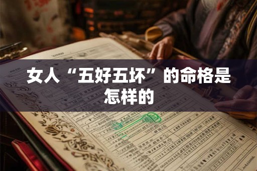 女人“五好五坏”的命格是怎样的