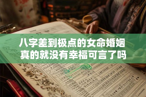 八字差到极点的女命婚姻 真的就没有幸福可言了吗