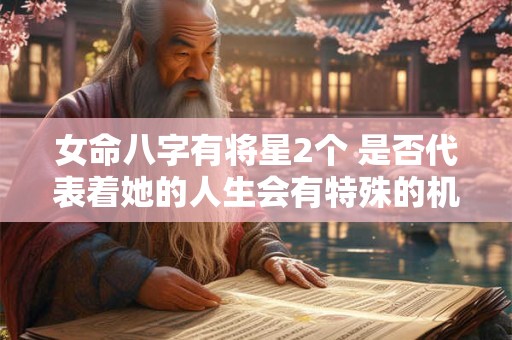 女命八字有将星2个 是否代表着她的人生会有特殊的机遇或挑战