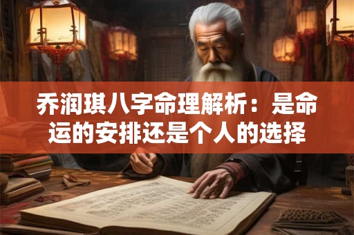 乔润琪八字命理解析：是命运的安排还是个人的选择