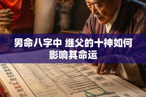 男命八字中 继父的十神如何影响其命运