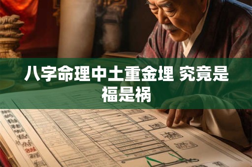 八字命理中土重金埋 究竟是福是祸